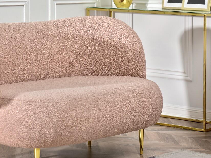 Pohovka dvousedačka Cadmio 2 (zlatá)