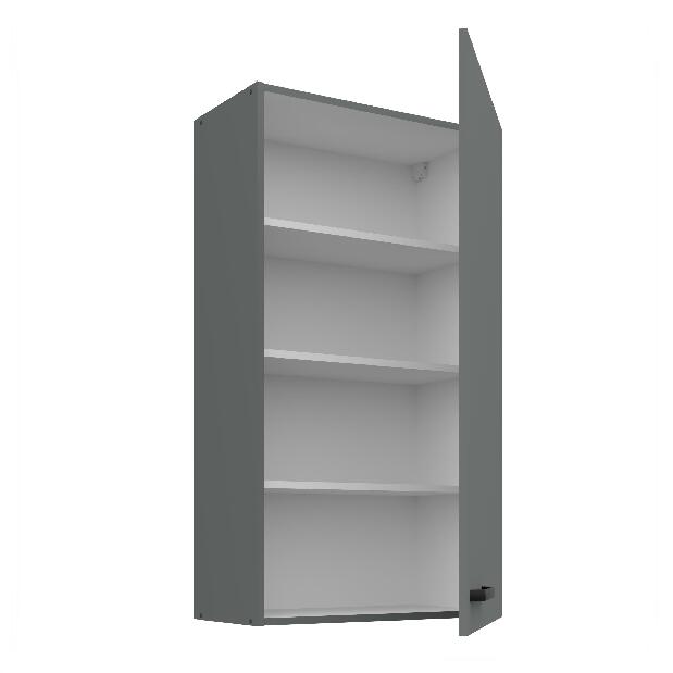 Horní kuchyňská skříňka Nesia 60 G-108 1F (korpus: antracit + fronta: antracit)