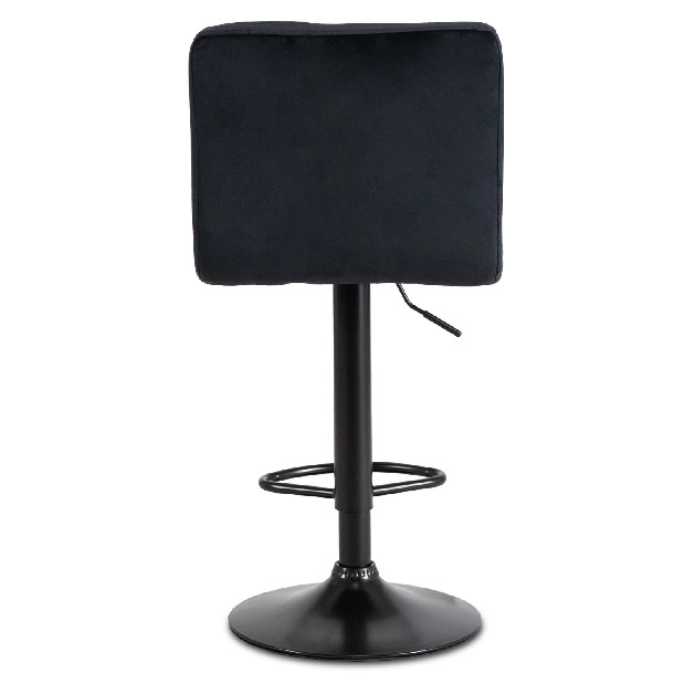 Barová židle Normativa (černá látka)