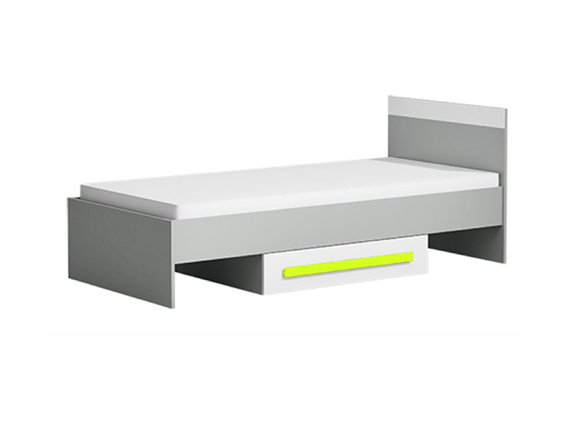 Jednolůžková postel 90 cm Gilla G12 (zelená)