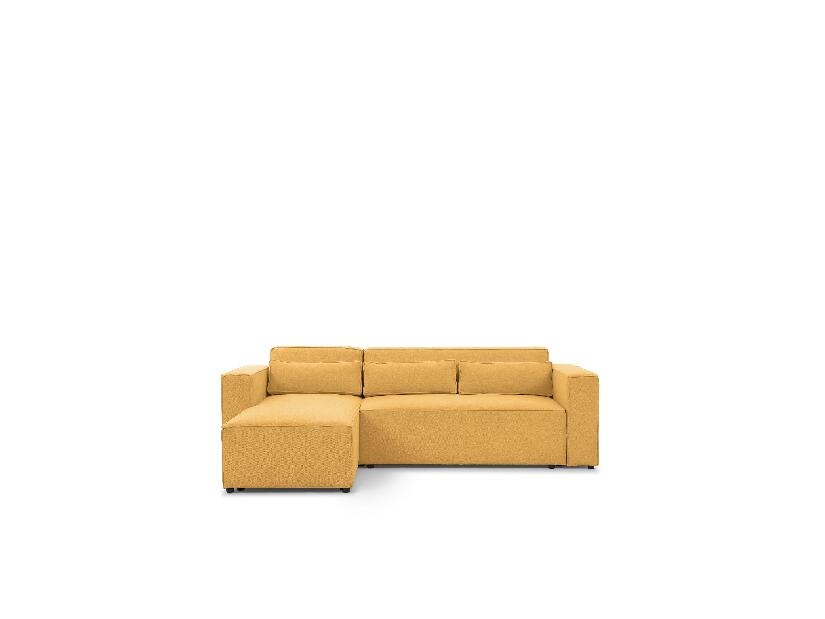 Rohová sedačka Castello 1 (hořčicová) (L)