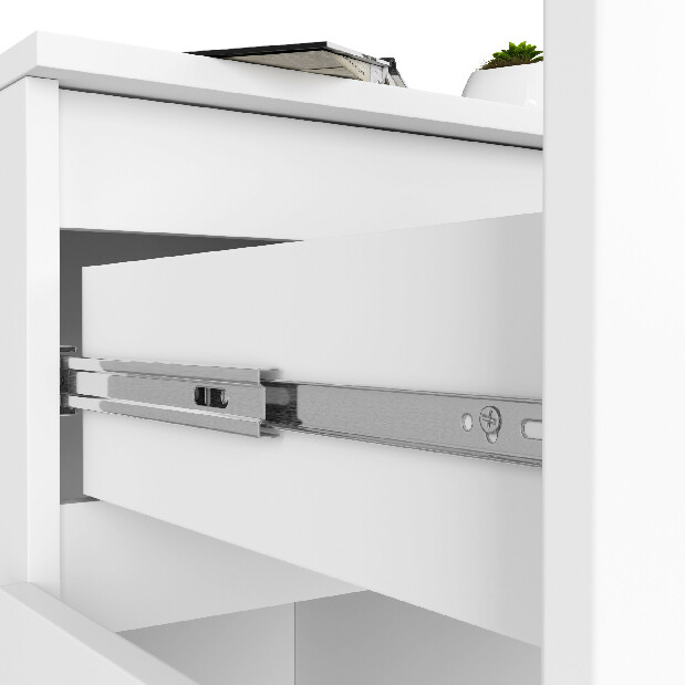 PC stolek Pobfenileno (bílý)