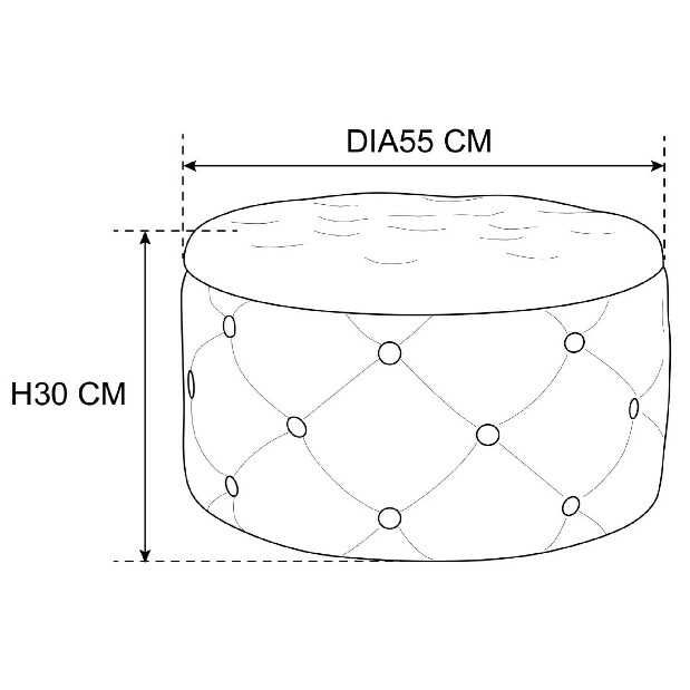Stolička Analizados (černá)