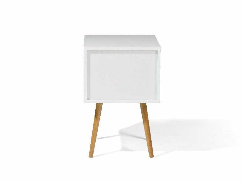 Noční stolek Alberta (bílá) menší (2 zásuvky) *výprodej
