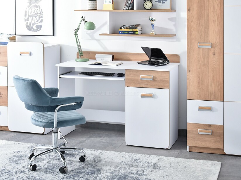 Nábytek do studentského pokoje Clerigo 01 (bílá)