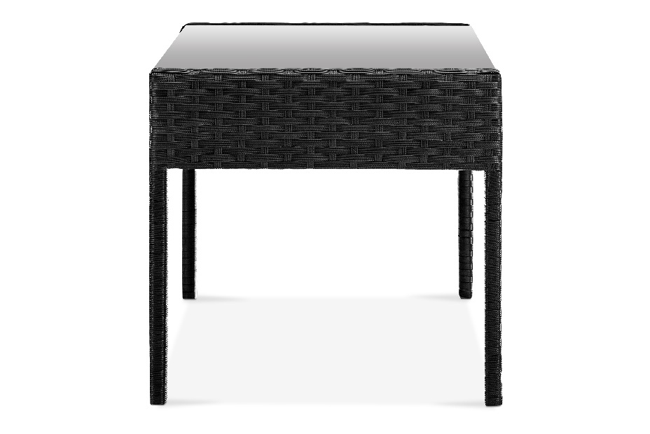 Sada zahradního nábytku 2+1+1 Devon (černá + béžová)