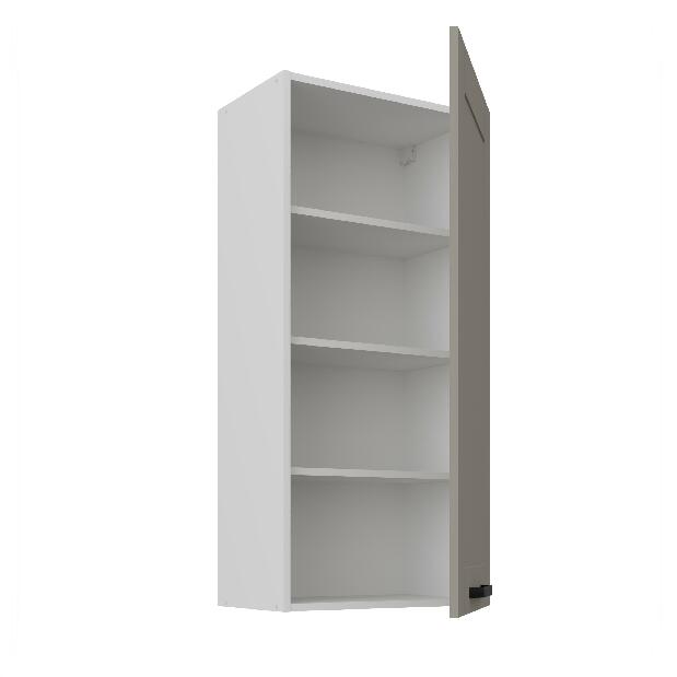 Horní kuchyňská skříňka Lucid 50 G-108 1F (korpus: bílá + fronta: mdf claygrey)