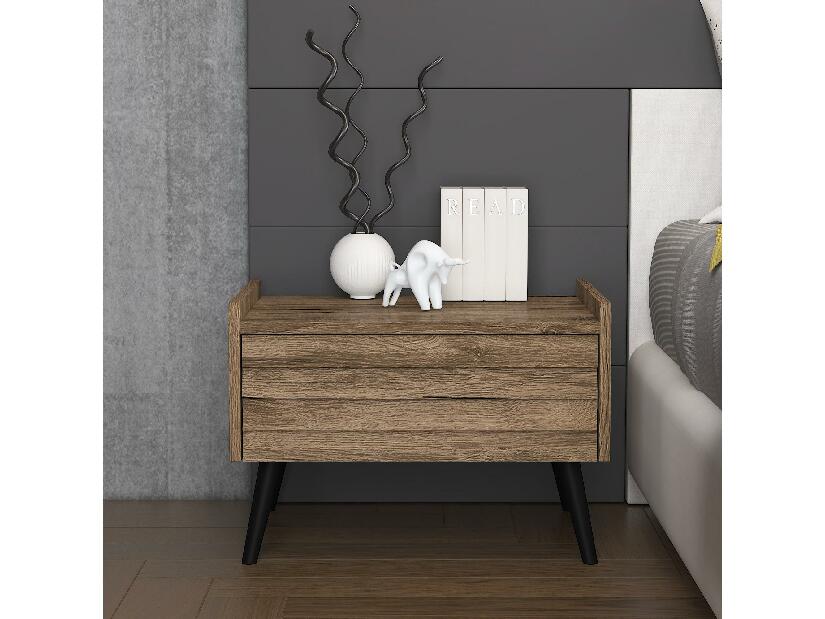 Noční stolek Franc 12 (ořech)