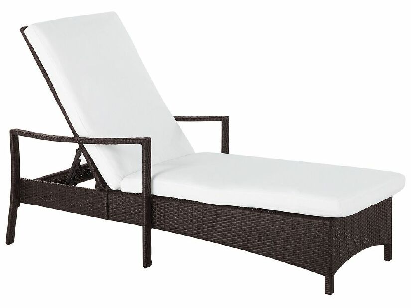 Zahradní lehátko Varo (tmavě hnědá)