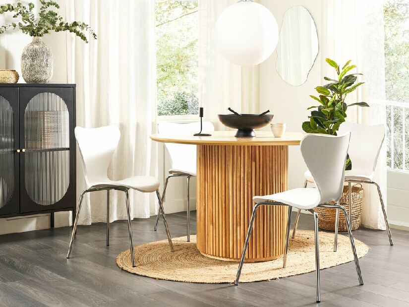 Set 2 ks jídelních židlí Baylor (bílá)