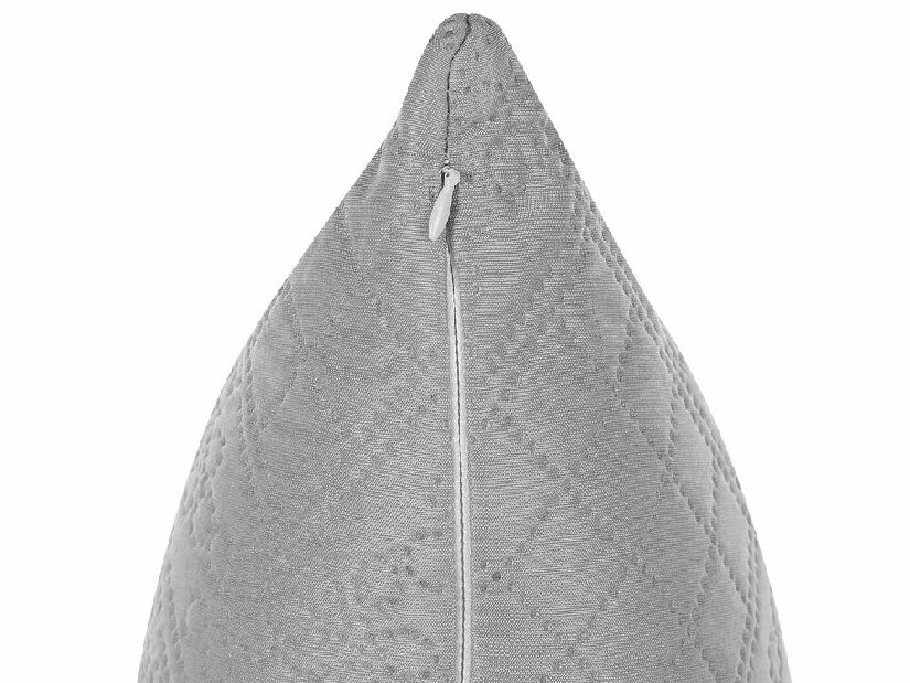 Sada přehozu na postel a 2 polštářů 220 x 240 cm Asbjorn (šedá)