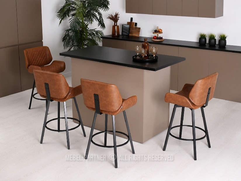 Židle Pia (hnědá + černá)