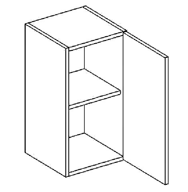 Horní kuchyňská skříňka Mirage W40