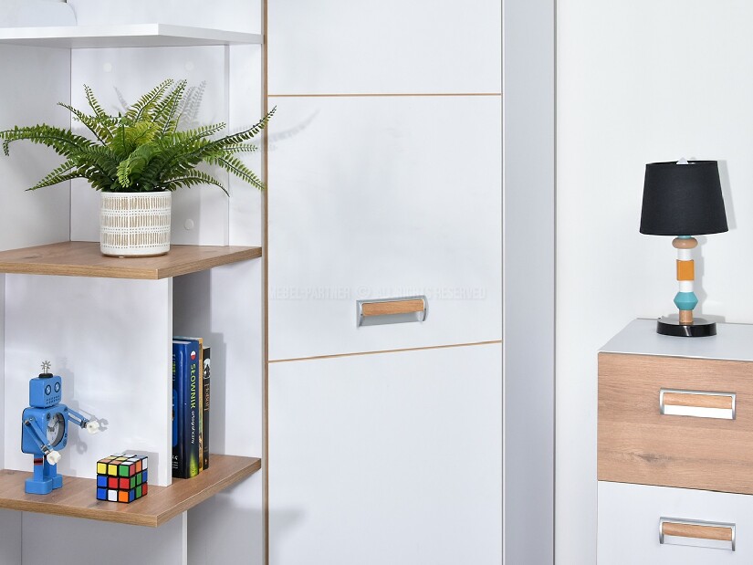 Nábytek do studentského pokoje Clerigo 03 (bílá)