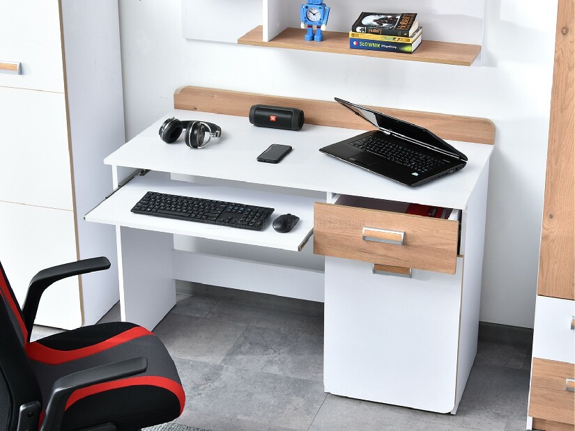 Nábytek do studentského pokoje Clerigo 04 (bílá)
