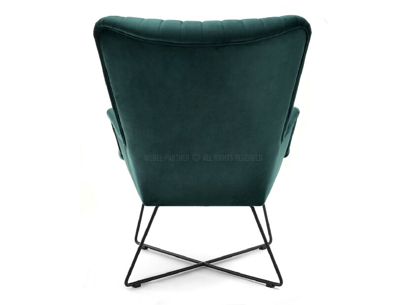 Relaxační křeslo Nuttshell (zelená + černá)