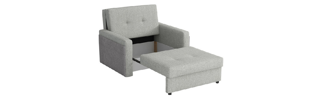 Křeslo Clovea mel I (růžová + šedá)