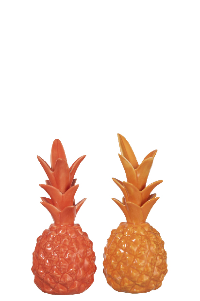 Ovoce (bílá + oranžová) 21x9x9cm