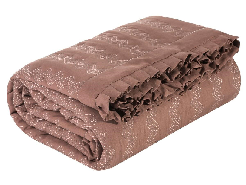 Přehoz na postel 240x220 cm PAMELA (cihlová)