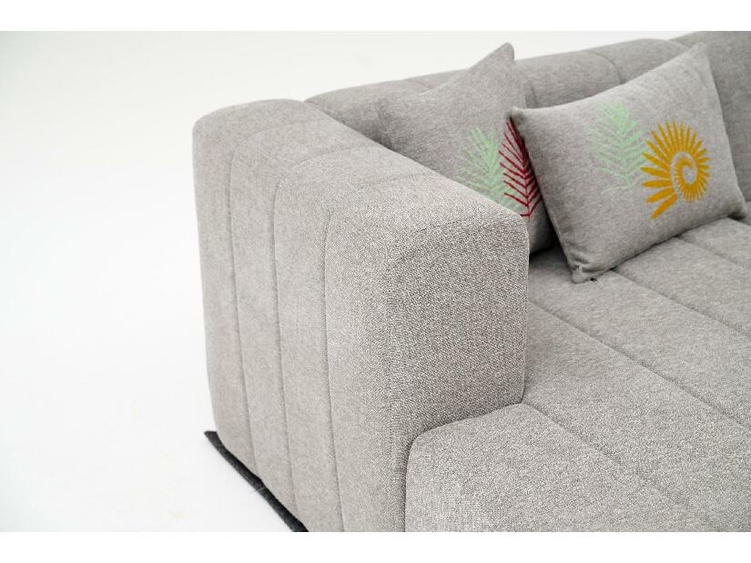 Rohová sedačka Beyzometta (L) (světle šedá)