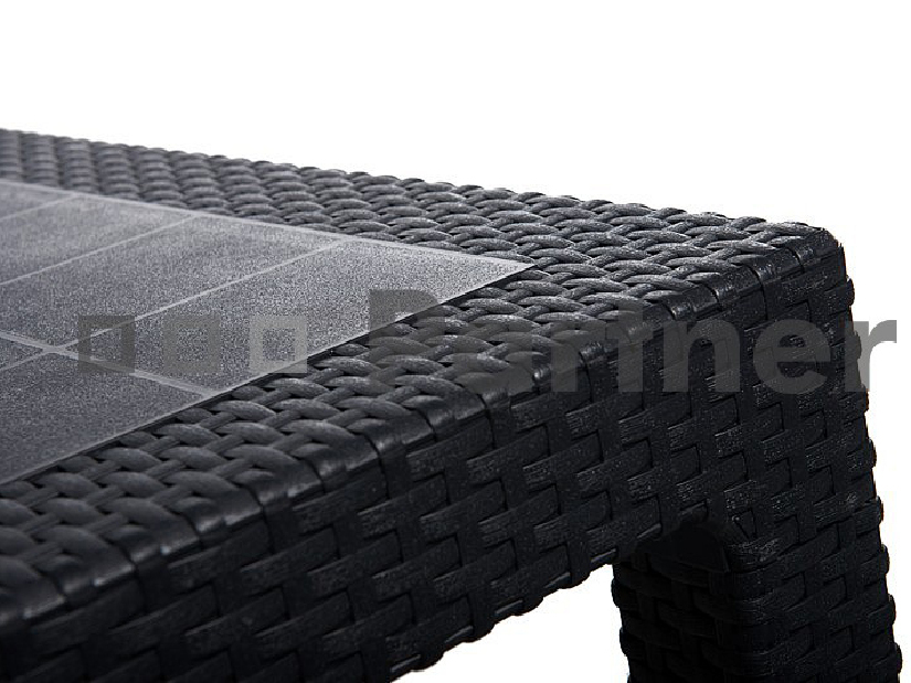 Zahradní sestava Kara mini 1+4 (antracit) (Plast)