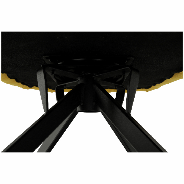 Dizajnové Otočné křeslo Komand (žlutá) *výprodej