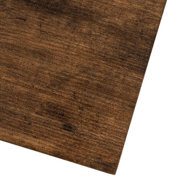 Set 2 konferenčních stolků Ocupa (dub rustikal + černá)