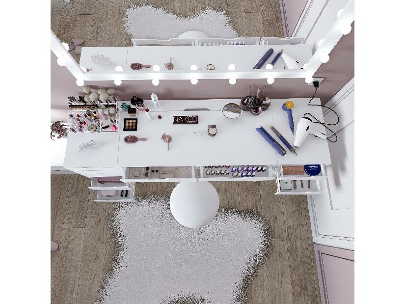 Toaletní stolek Durun 55 (bílá matná)