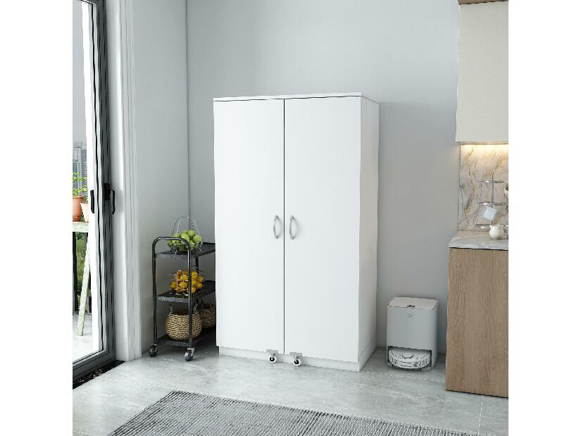 Potravinová kuchyňská skříňka Passek (bílá)