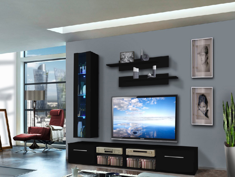 Obývací stěna Invento 25 ZZ IN E1 (s osvětlením)