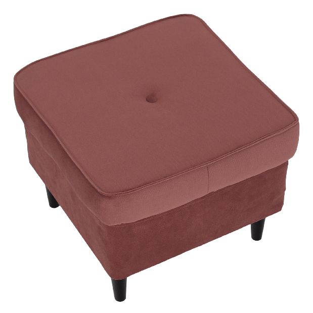 Taburet Rytu (růžová + ořech)