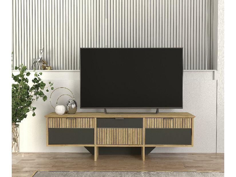 TV stolek/skříňka Polete TV (antracitový safír)