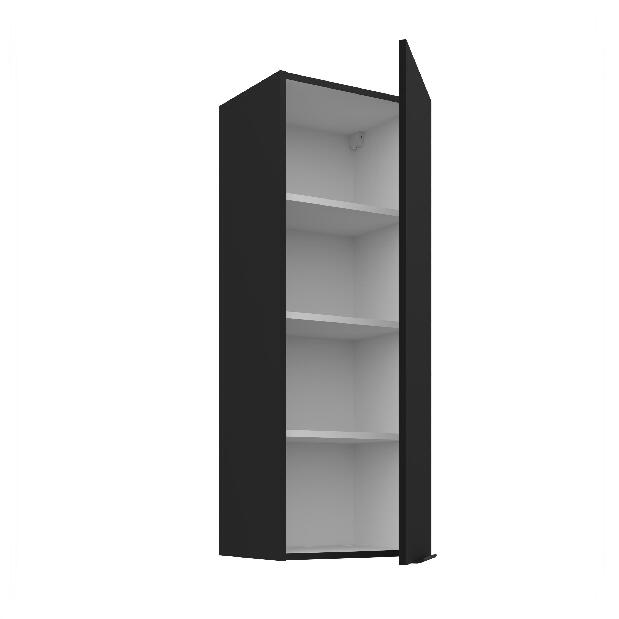 Horní kuchyňská skříňka Sienla 40 G 108 1F (černá matná)