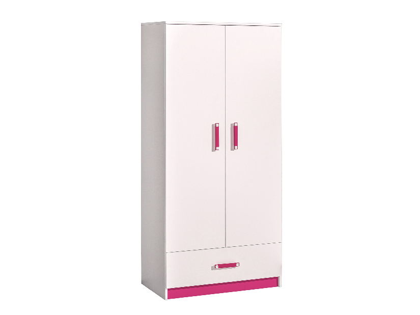 Šatní skříň Trafia T01 (růžová)