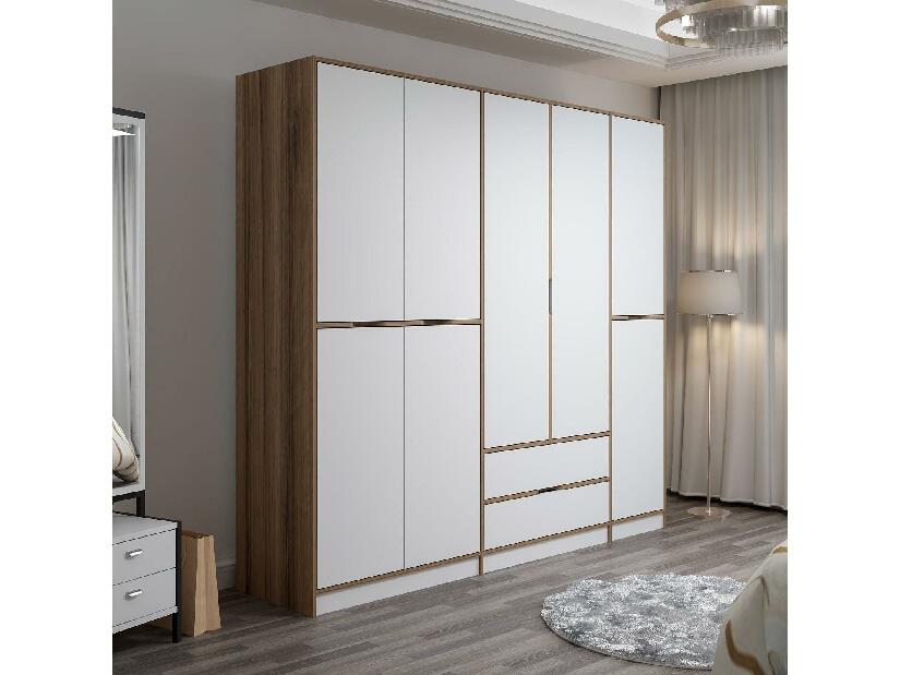 Šatní skříň Erich 1 (bílá)