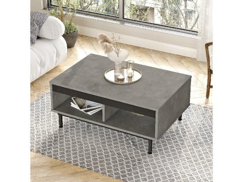 Sada nábytku do obývacího pokoje Levoretta 33 (šedá + černá)