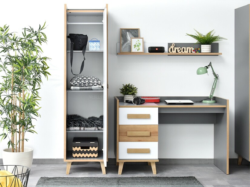 Policová skříň Sobrepuso S02 (bílá)