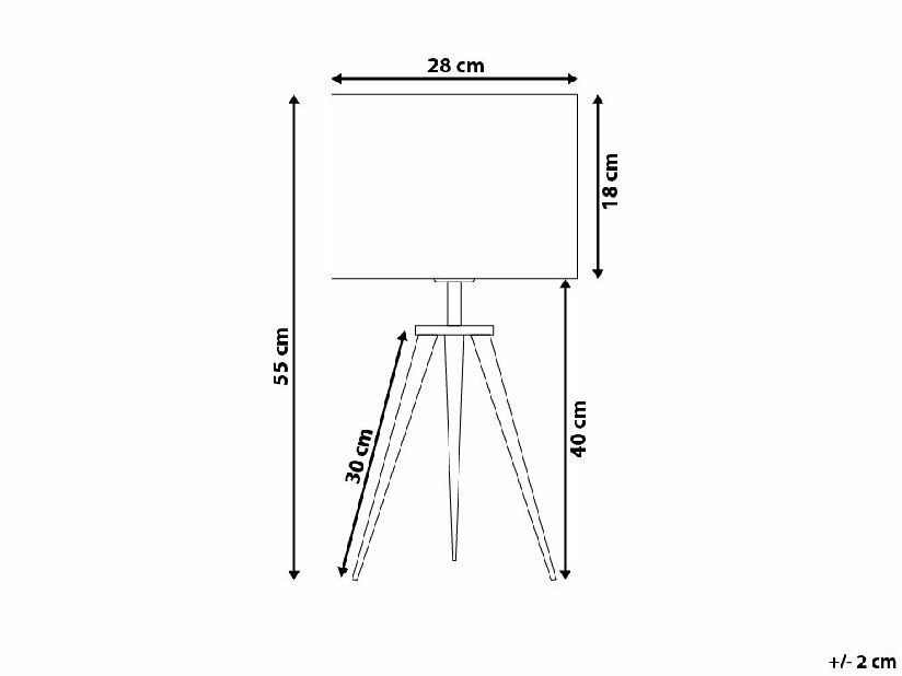 Stolní lampa Silo (měděná)