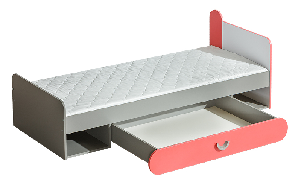 Jednolůžková postel 80 cm Flume F13 (s roštem a úl. prostorem)