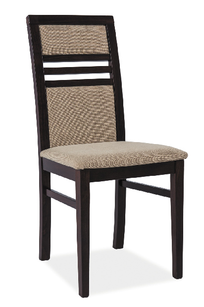 Jídelní židle GL 1 (tmavý ořech + Světlehněda)