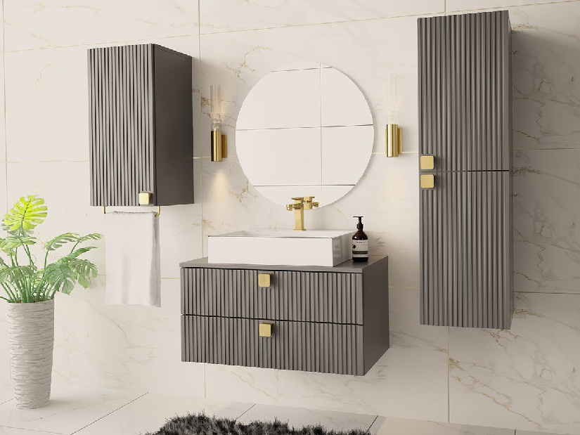 Koupelnová sestava Petralonas I (šedá)