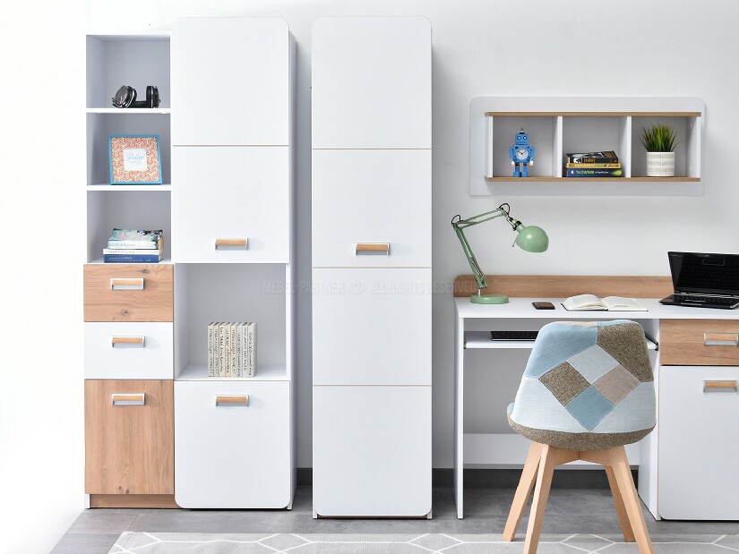 Nábytek do studentského pokoje Clerigo 02 (bílá)