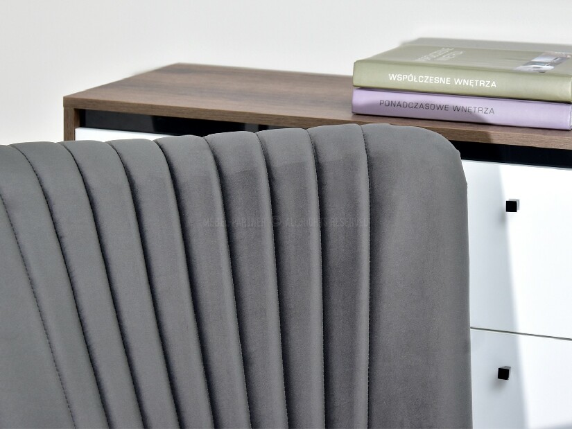 Relaxační křeslo Nuttshell (grafitová + černá)