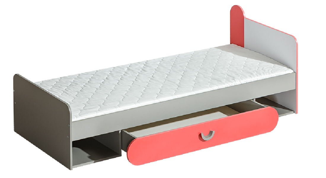 Jednolůžková postel 80 cm Flume F13 (s roštem a úl. prostorem)