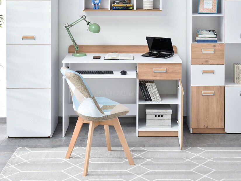 Nábytek do studentského pokoje Clerigo 02 (bílá)