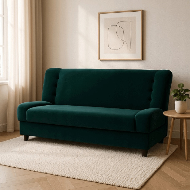 Pohovka Panino (tmavě zelená)