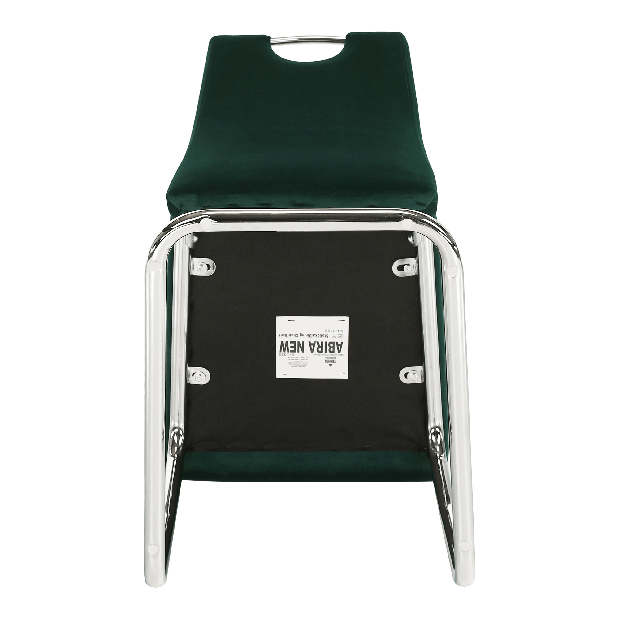 Jídelní židle Canary NEW (smaragdová + světlé šitie)