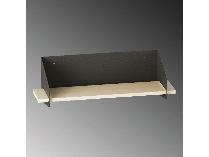 Nástěnná police Longoan 1 (černá)