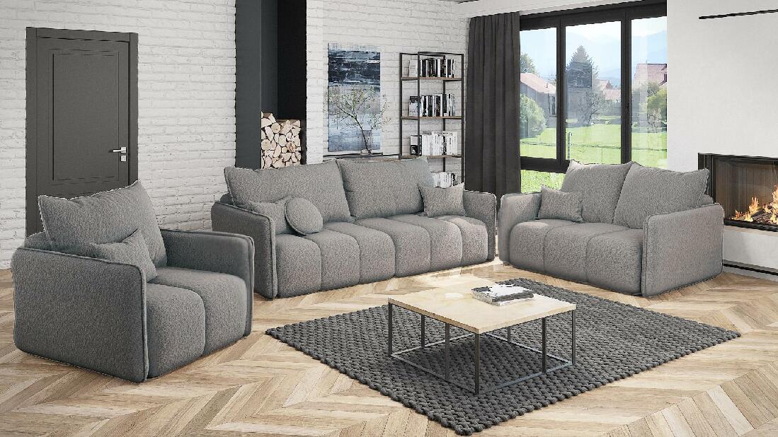 Sedací souprava Carmelone S (hnědošedá)