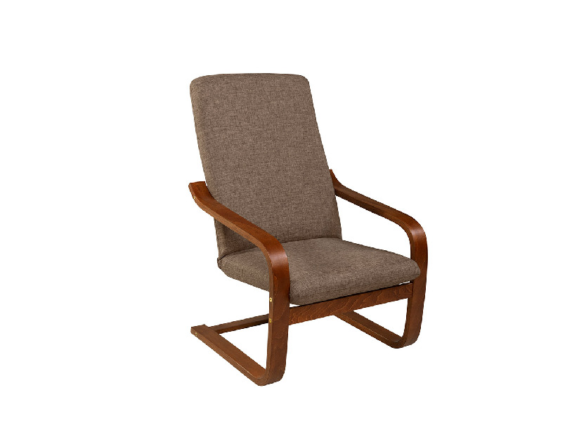 Křeslo BRW Ania ES (hnědá)